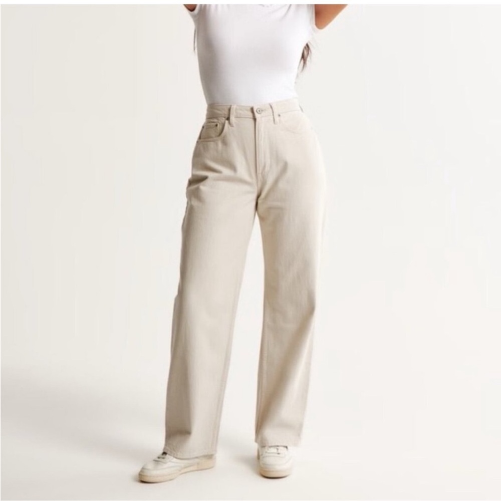 Women's Cream Jeans